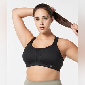 Power Adjustable Cross Back Padded Running Bra-NWT